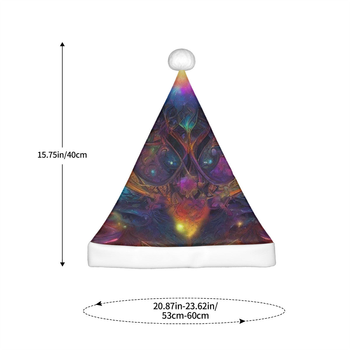 Ascension Adult Glowing Plush Christmas Hat