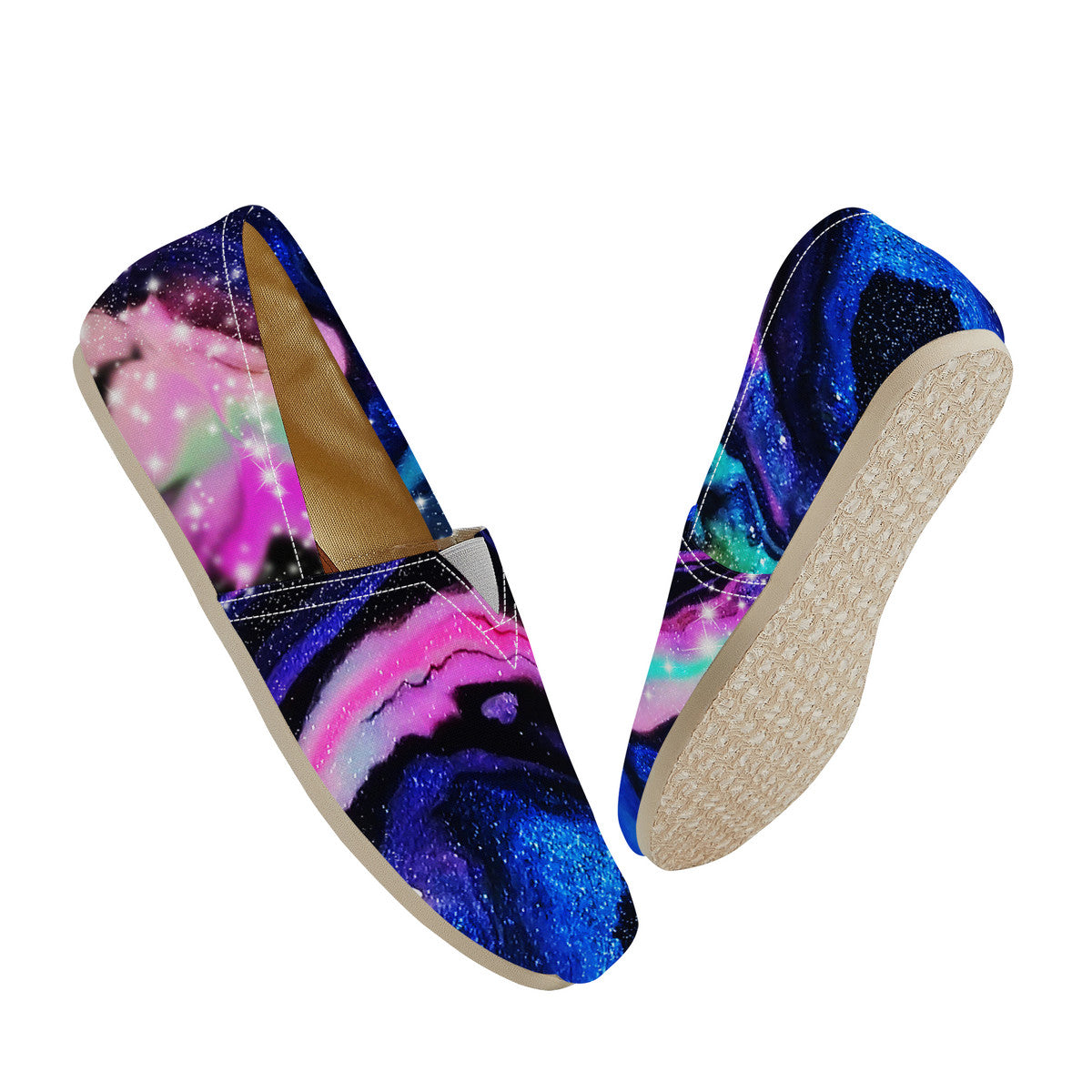 Galactic Beauty Canvas Flats