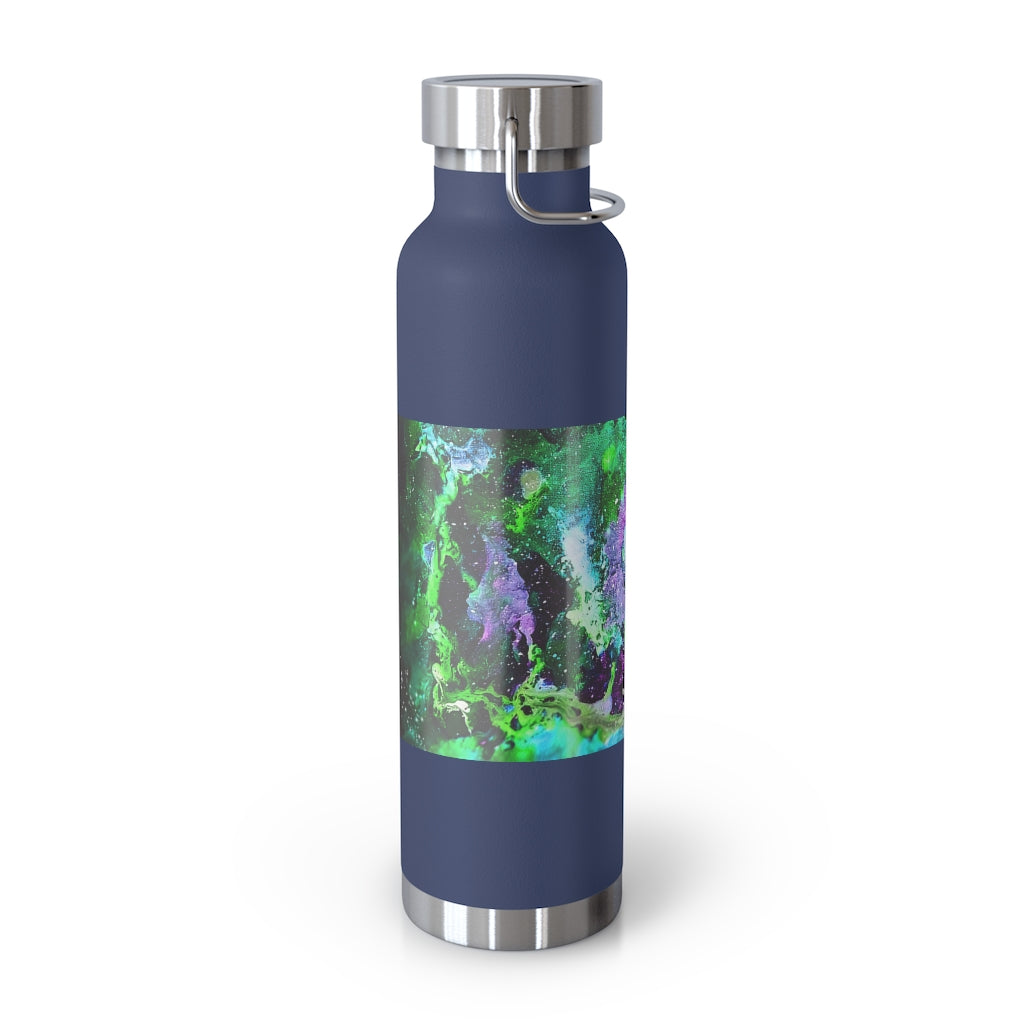 Galaxy: Green Copper Vacuum Insulated Bottle, 22oz