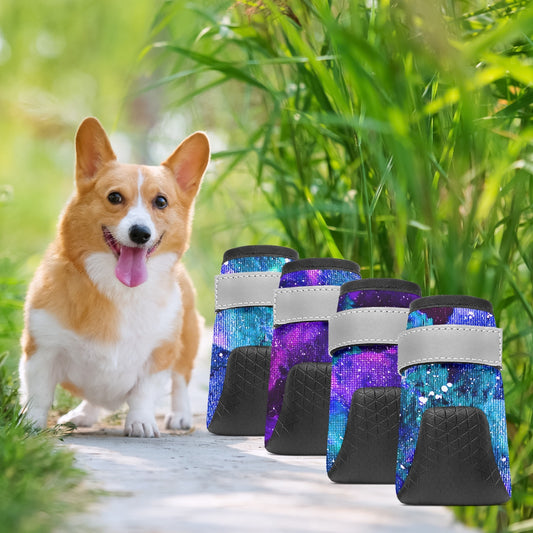 Galactic Love Pet Booties for Dogs