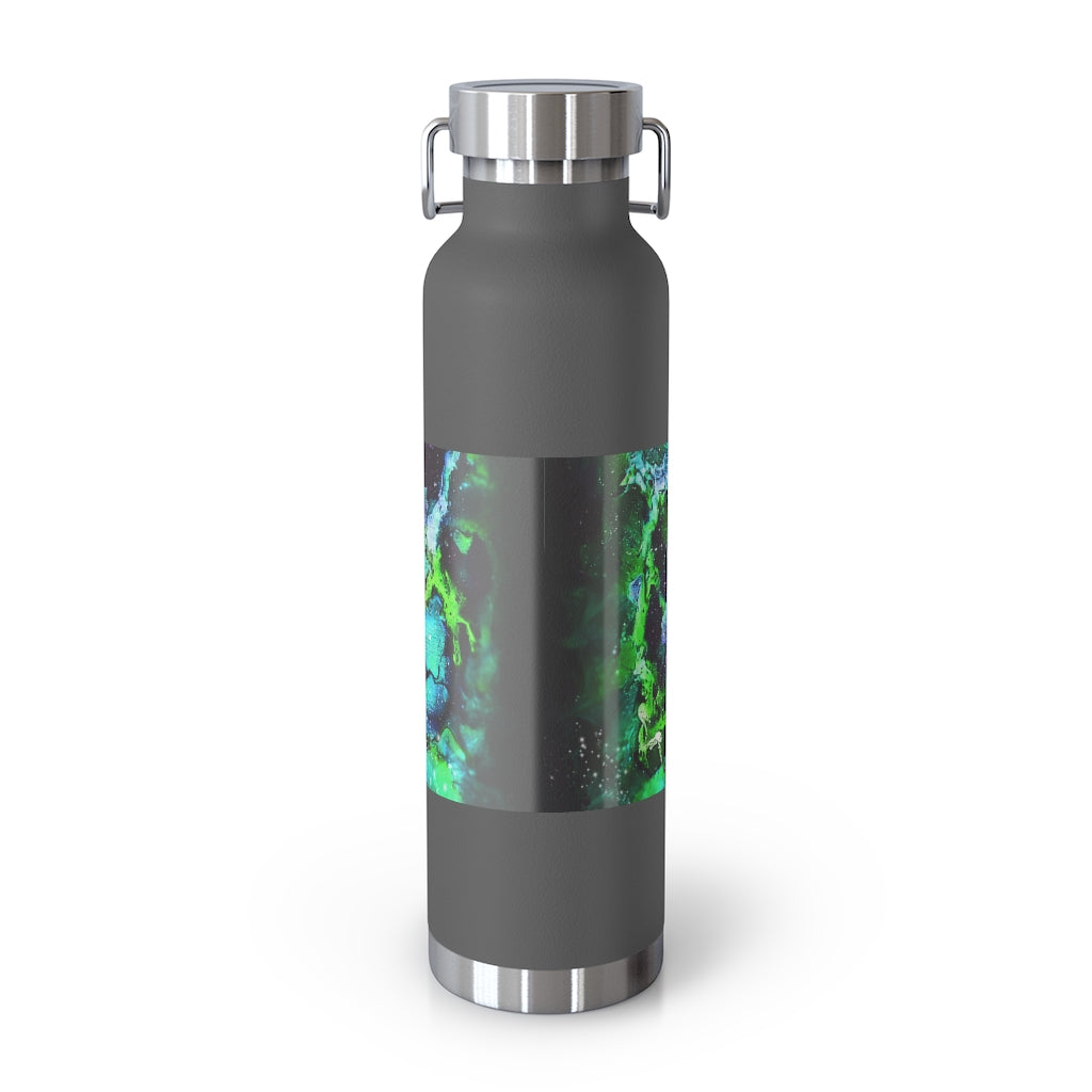 Galaxy: Green Copper Vacuum Insulated Bottle, 22oz