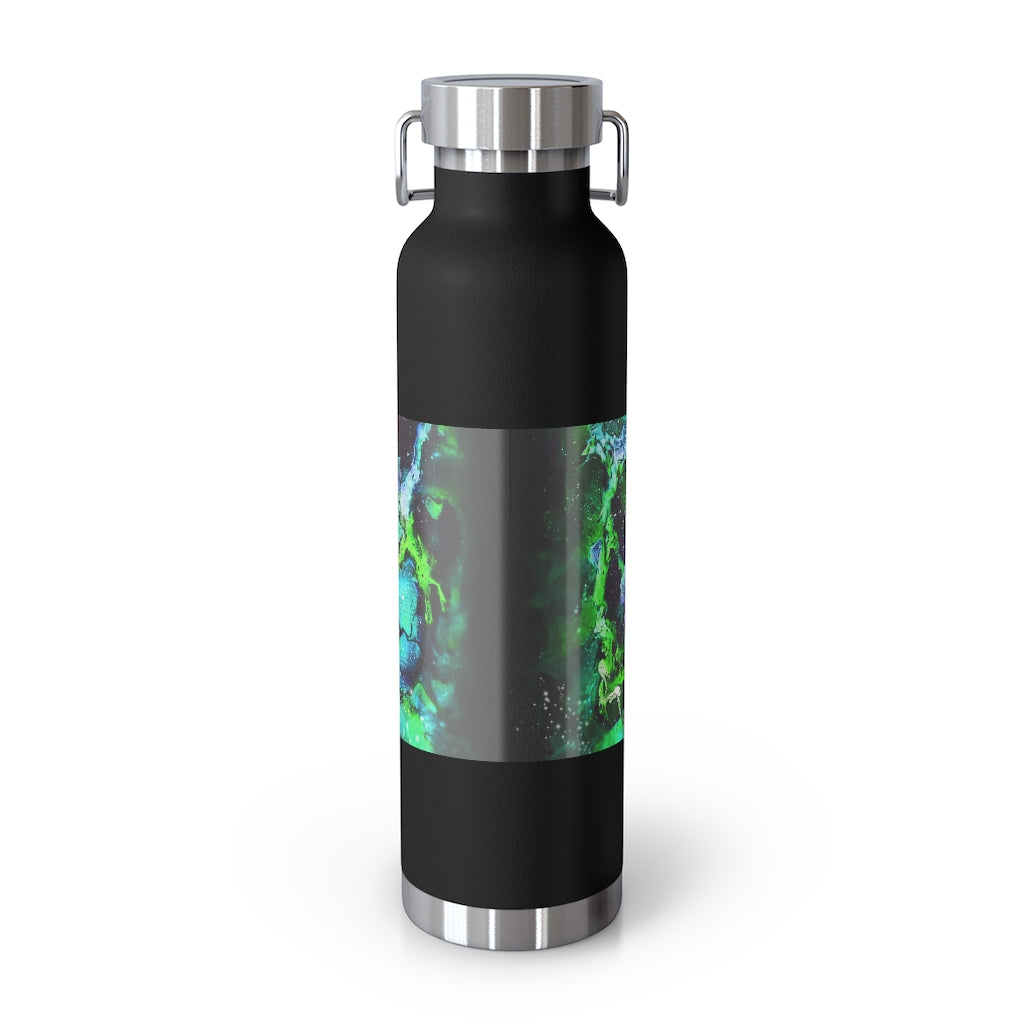 Galaxy: Green Copper Vacuum Insulated Bottle, 22oz