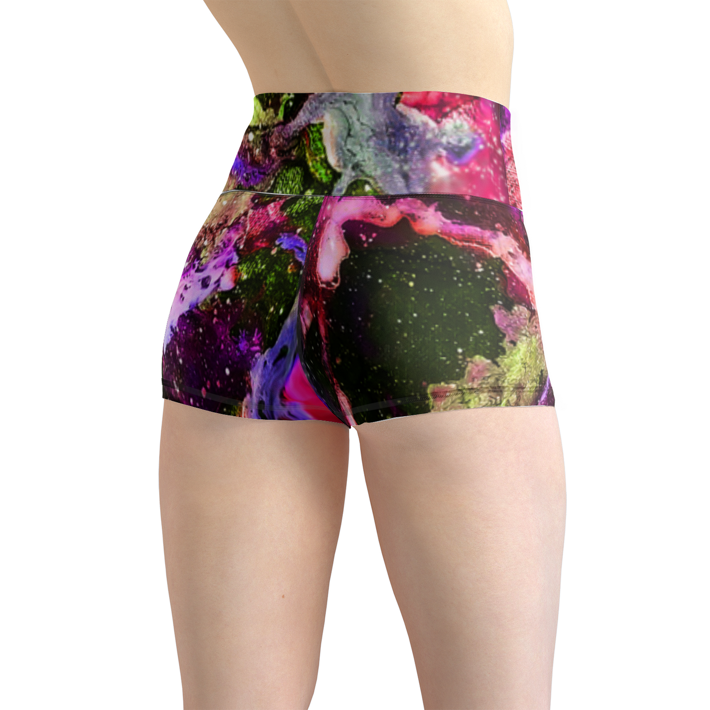 Galaxy Women's Yoga Shorts