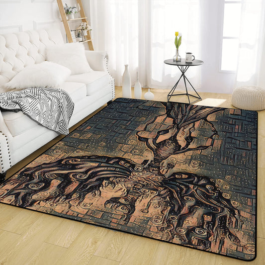 Phoenix Rising Living Room Carpet Rug