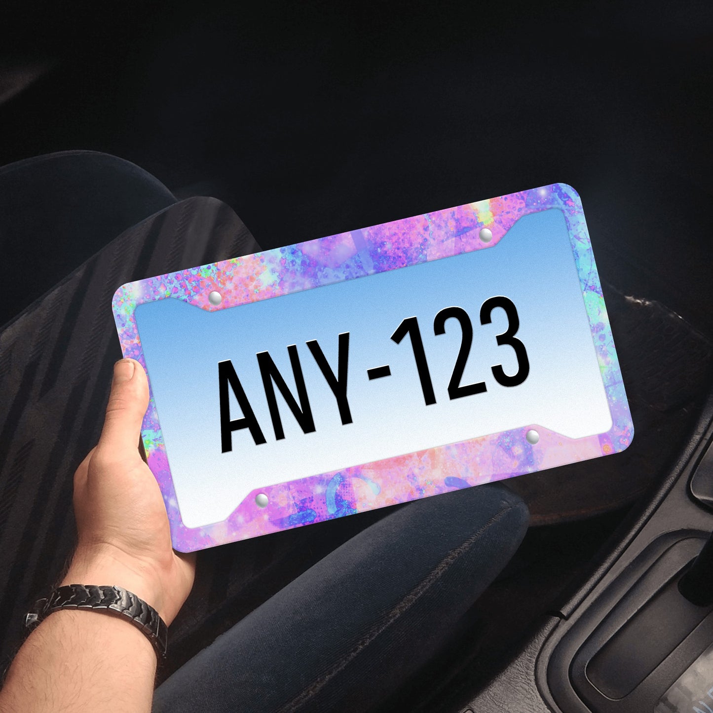 Pastel Skies License Plate Frames