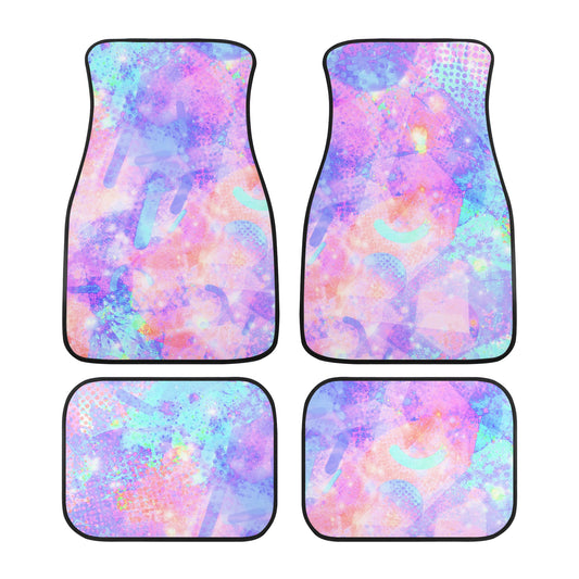 Pastel Skies Back and Front Car Floor Mats