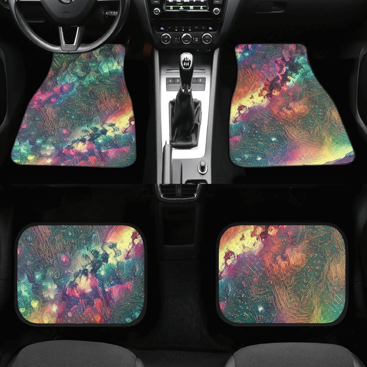 Imagined Back and Front Car Floor Mats