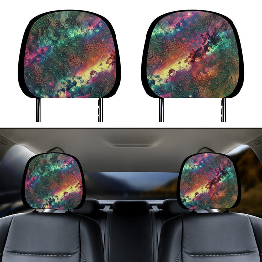 Imagined Car Headrest Covers
