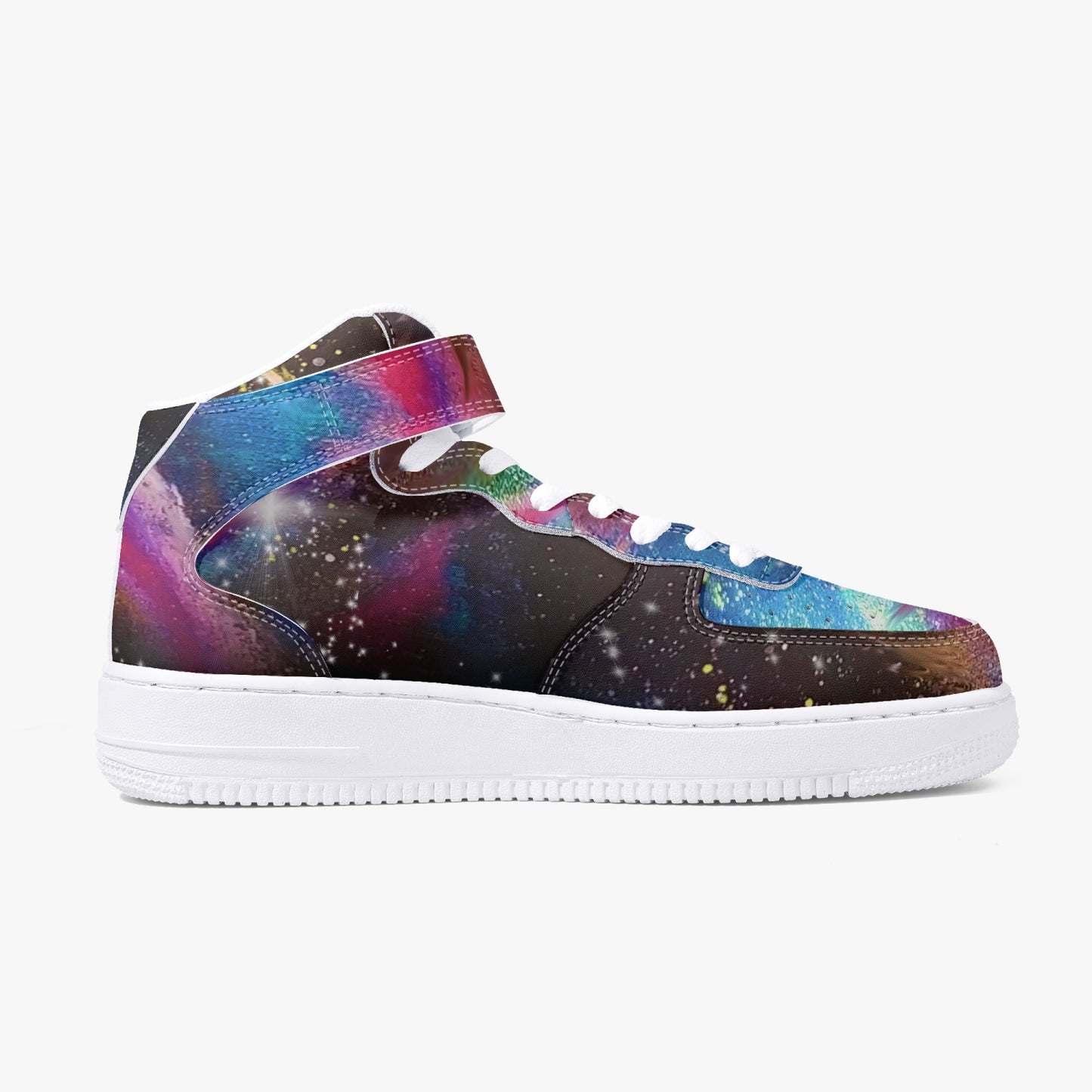 Explosive Nebula High Top Leather Sports Sneakers