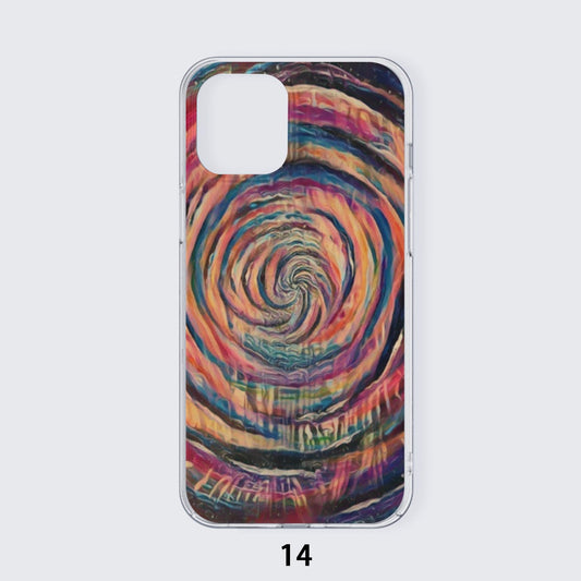 Galactic Whirlpool iPhone14 Series Mobile Phone Case | TPU