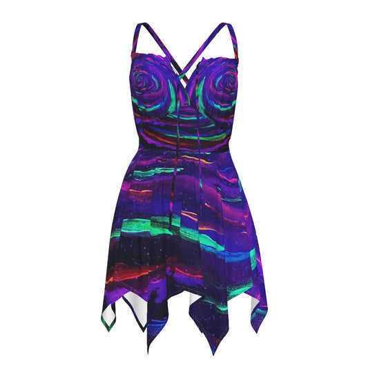 Galactic Rabbit Hole Women's Slip Dress