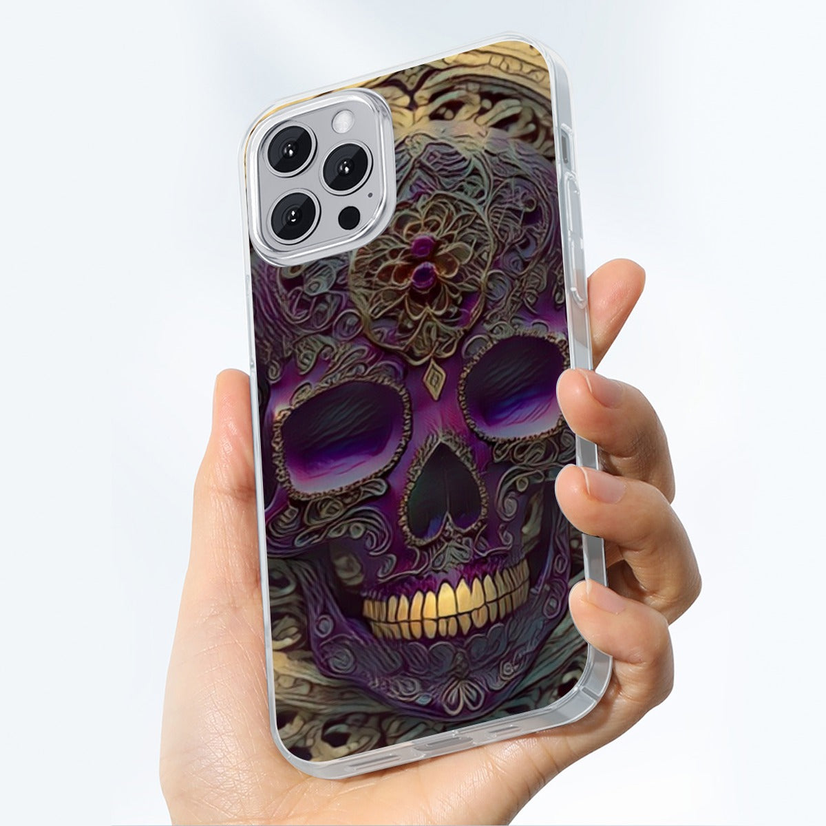 Sugar Skull iPhone14 Series Mobile Phone Case | TPU