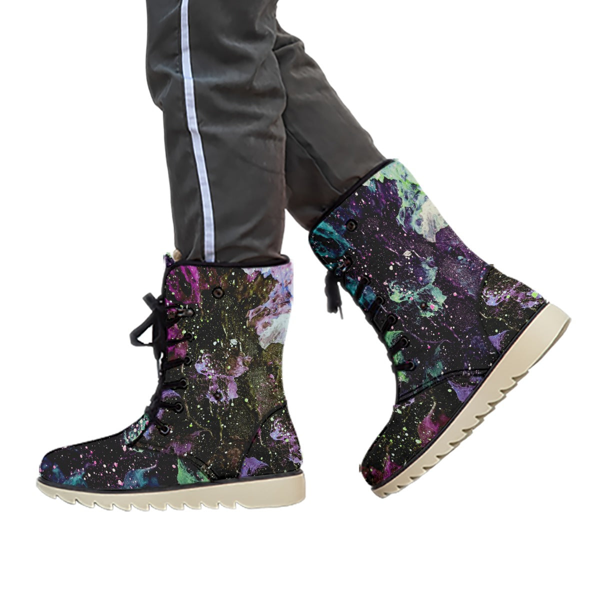 Galactic Storm Women's Plush Boots