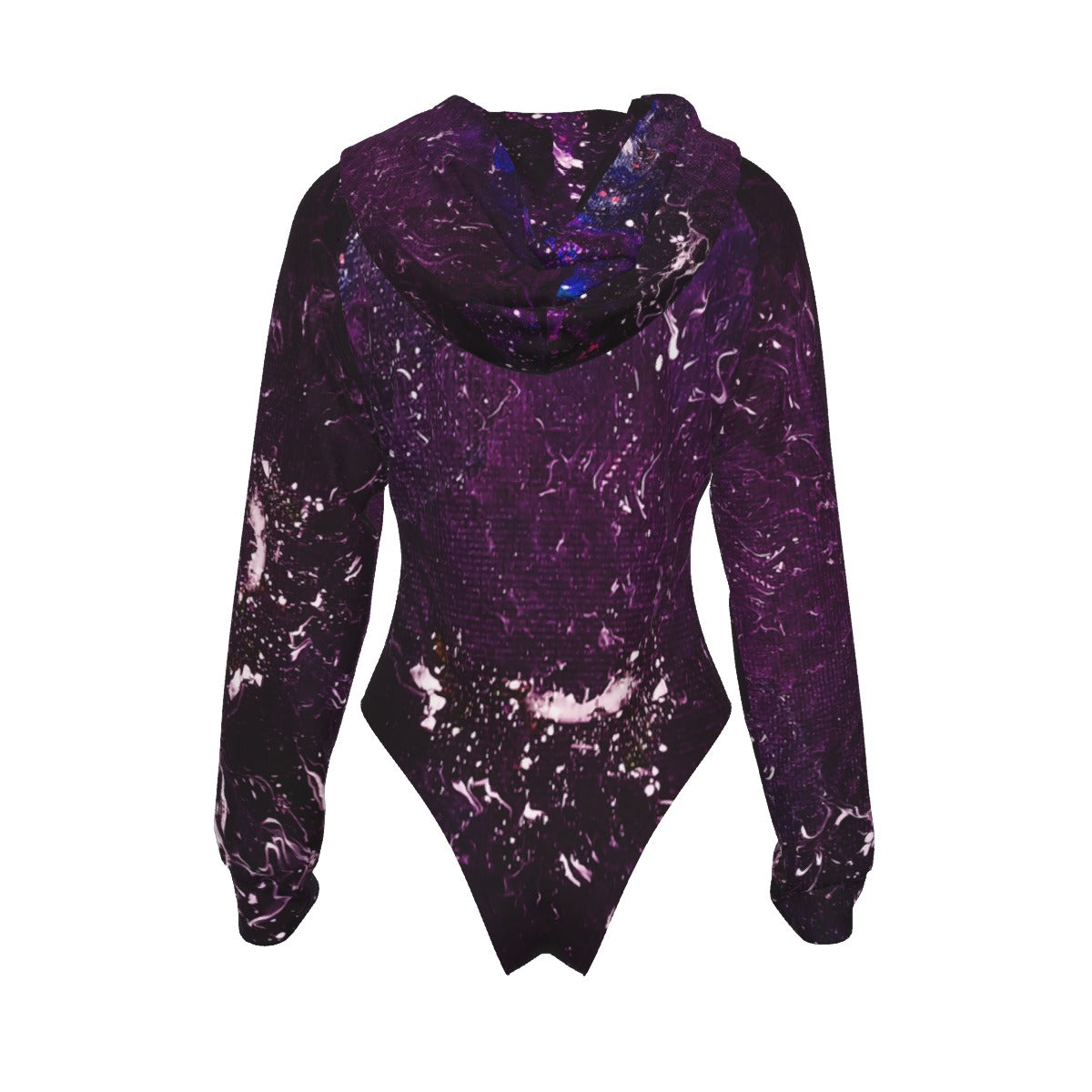 Galactic Darkness Women's Raglan Sleeve Hooded Bodysuit