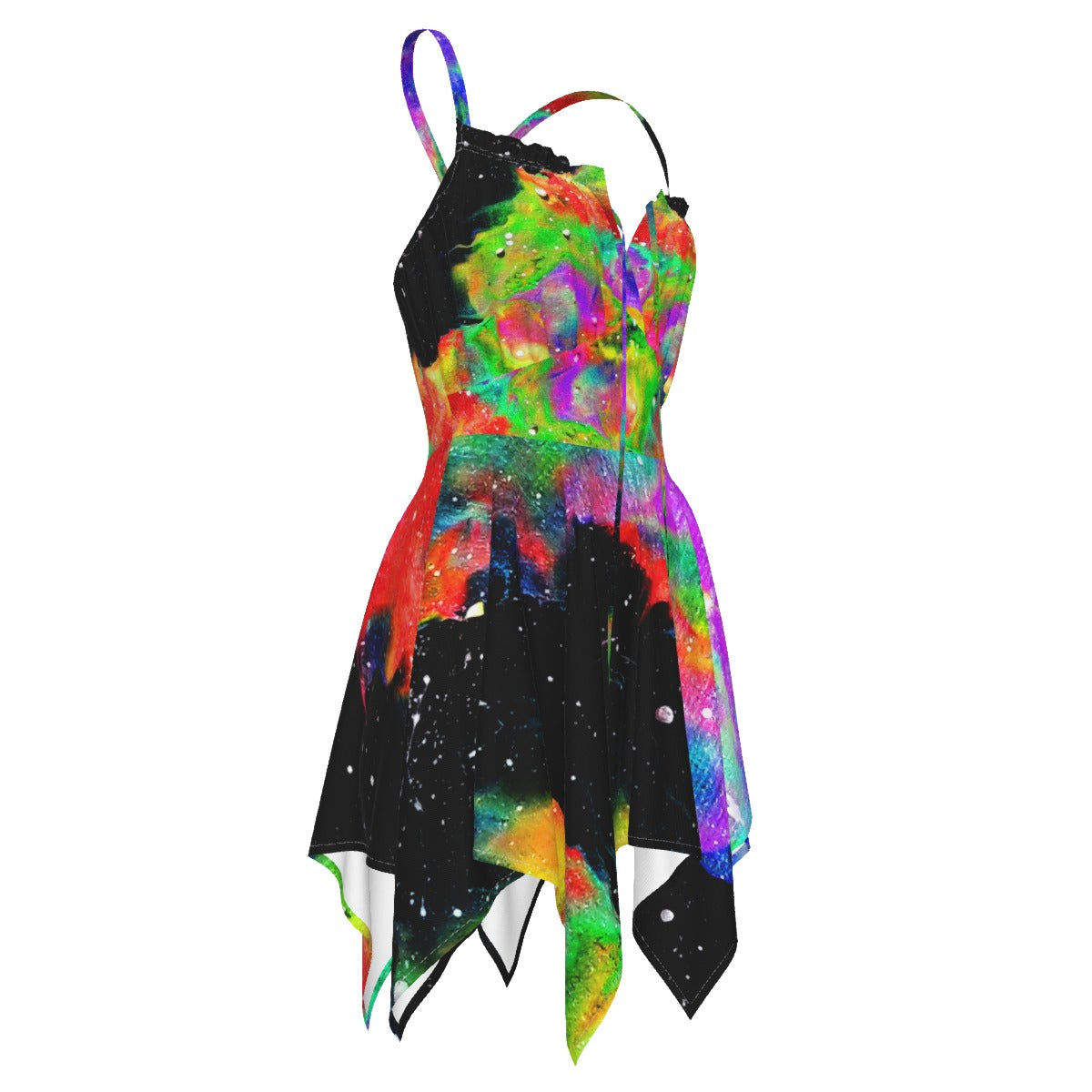 Galactic Rainbow Women's Slip Dress