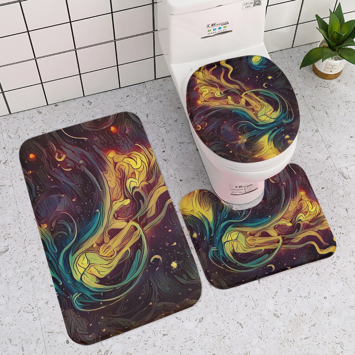 Spirit in Space Three-piece toilet