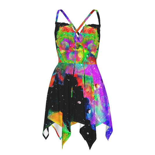 Galactic Rainbow Women's Slip Dress