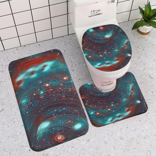 Meteor Shower in Space Three-piece toilet