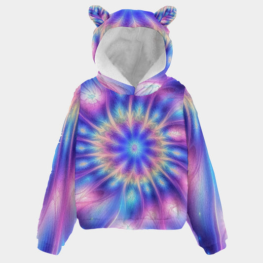 Ascension Tie-Dye Kid’s Borg Fleece Sweatshirt With Ear