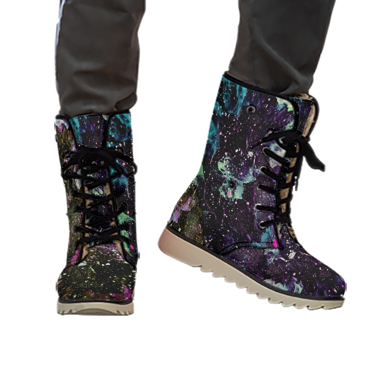 Galactic Storm Women's Plush Boots