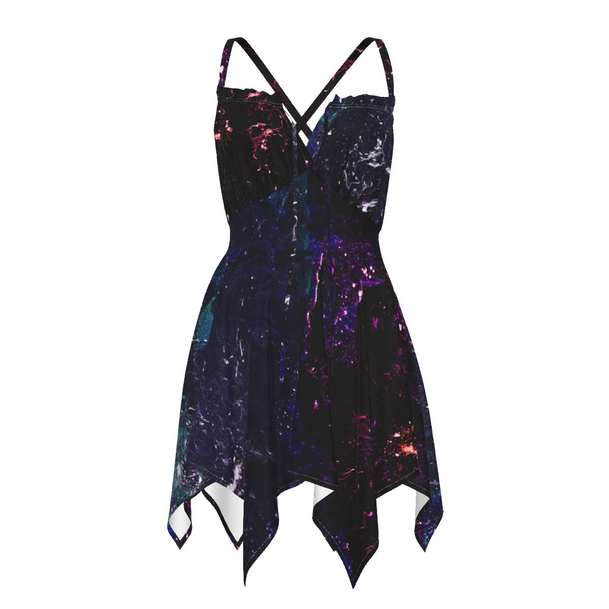 Galactic Darkness Mix Match Women's Slip Dress