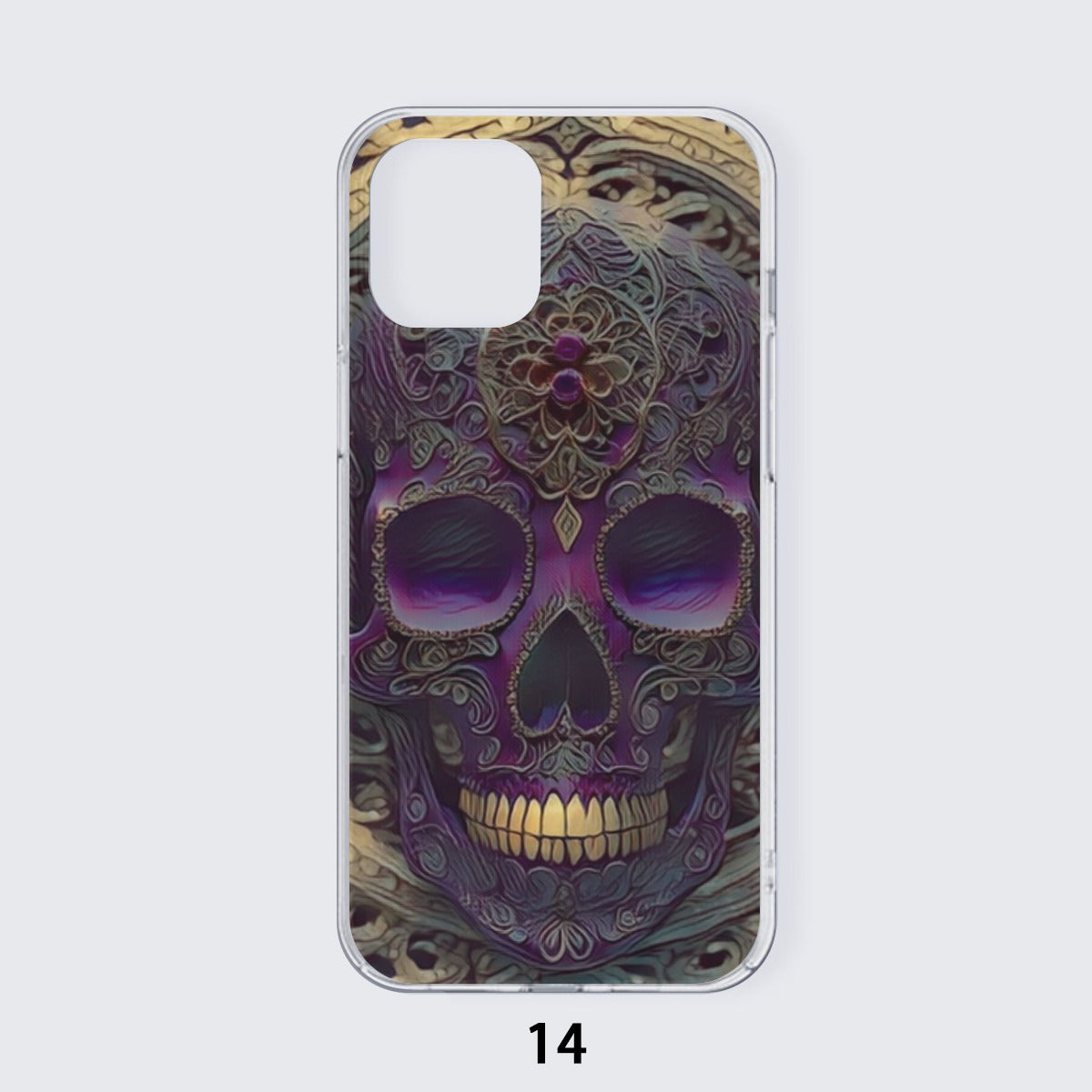 Sugar Skull iPhone14 Series Mobile Phone Case | TPU