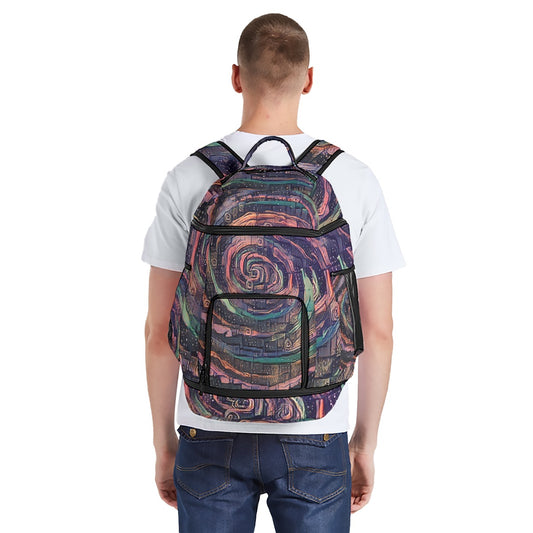 Galactic Whirlpool Multifunctional Backpack