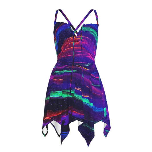 Galactic Rabbit Hole Women's Slip Dress