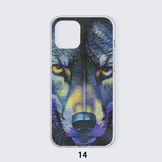 Wolf iPhone14 Series Mobile Phone Case | TPU