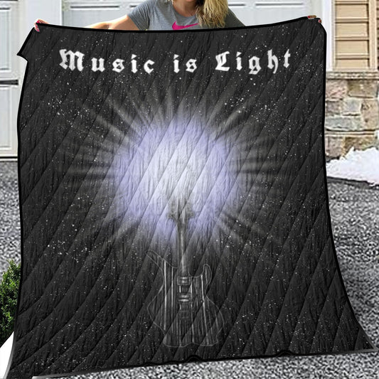 Music is Light Lightweight & Breathable Quilt With Edge-wrapping Strips