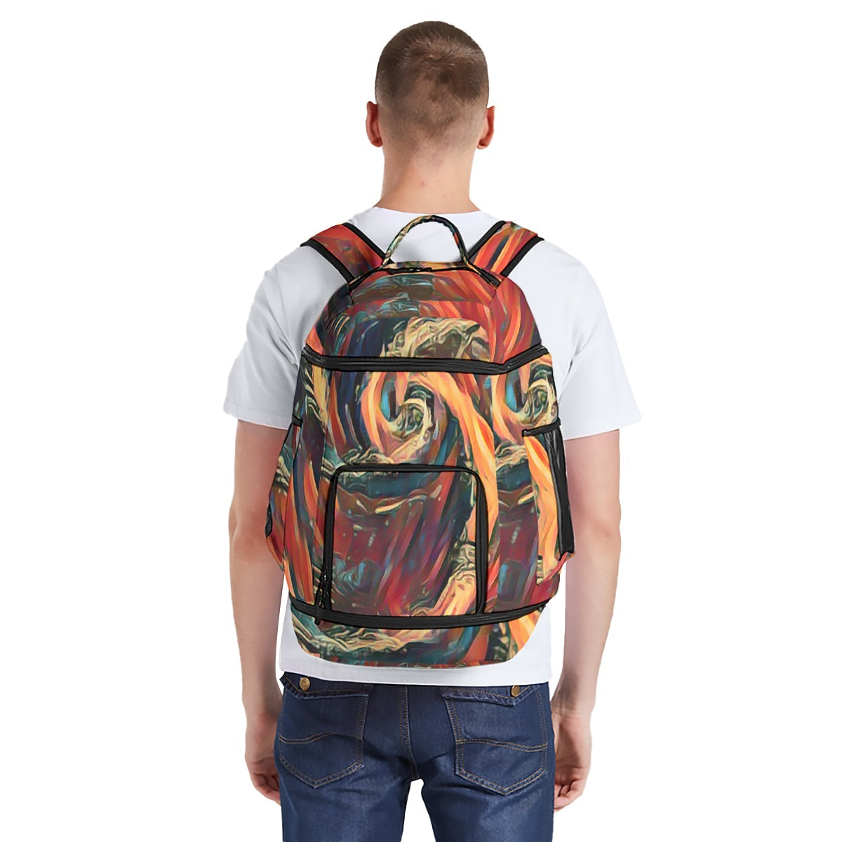 Galactic Whirlpool Multifunctional Backpack