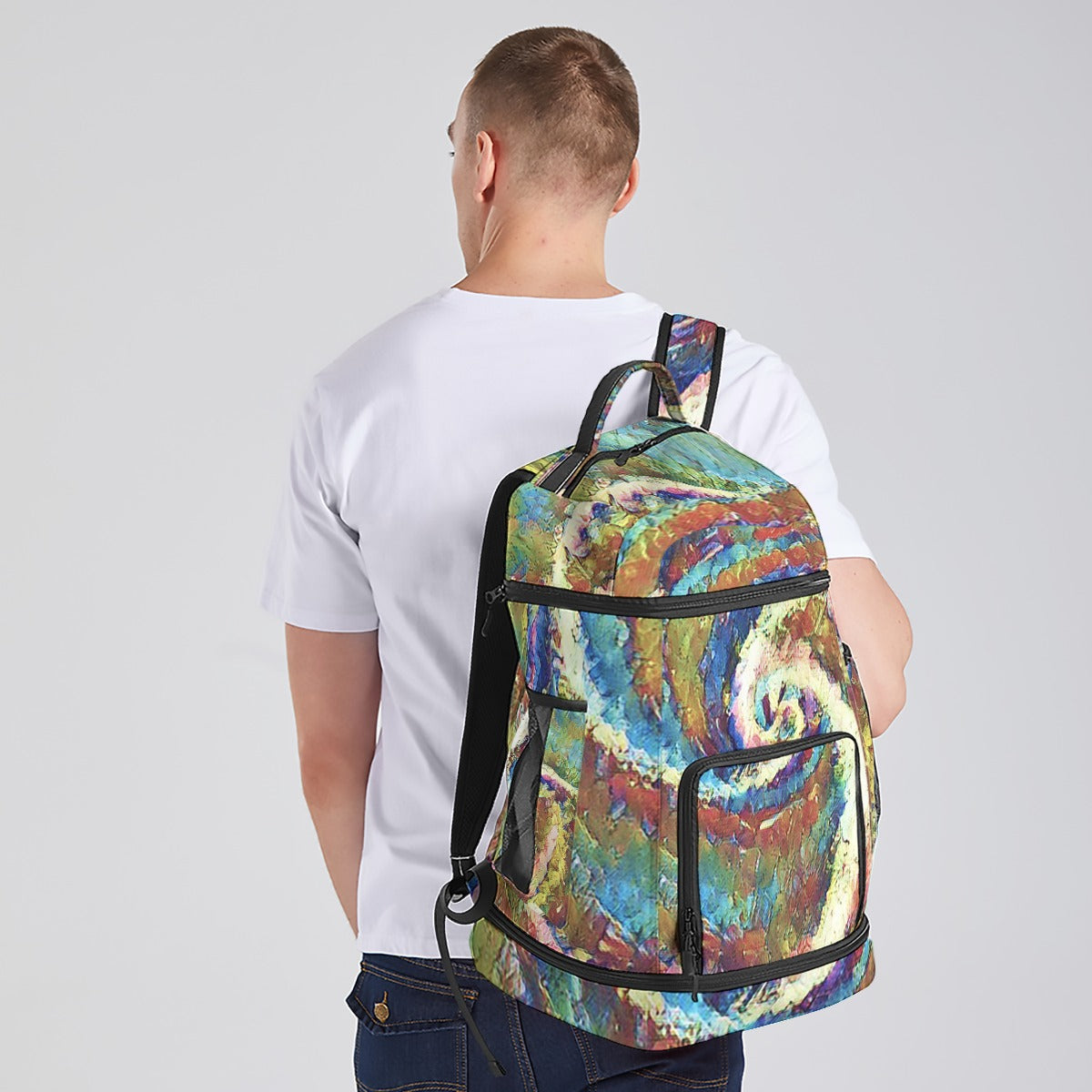 Galactic Whirlpool Multifunctional Backpack