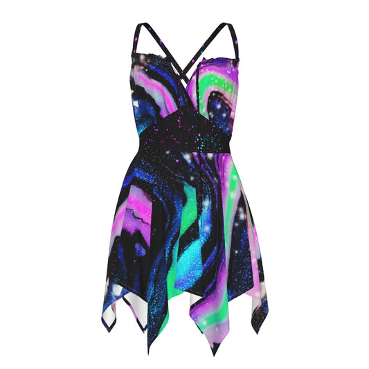 Galactic Beauty Star Party Women's Slip Dress