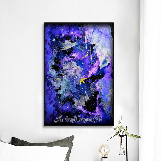 Fly High Black Frame Mural