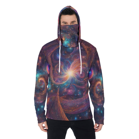 Ascension 3 Men's Pullover Hoodie With Mask