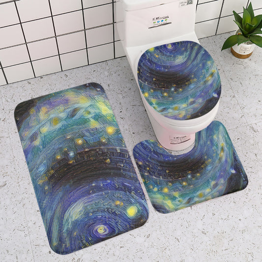 Van Gough in SpaceThree-piece toilet