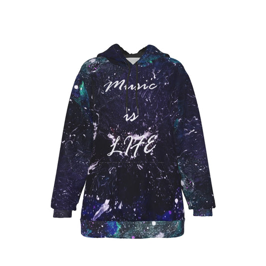 Galactic Darkness Women's Heavy Fleece Hoodie