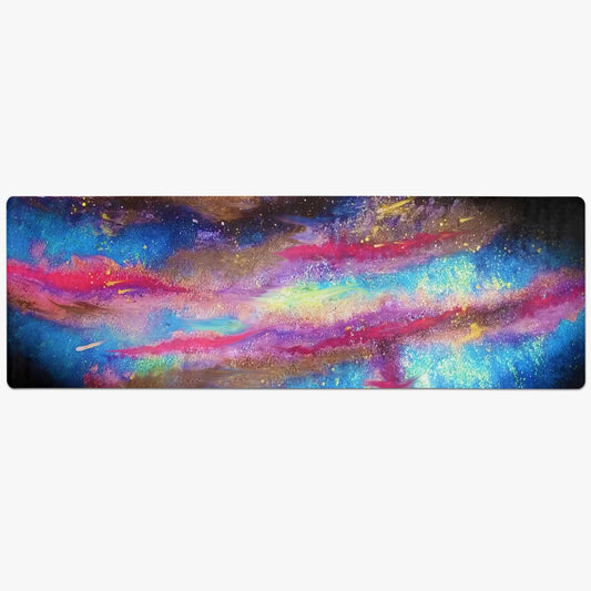 Explosive Nebula Suede Anti-slip Yoga Mat