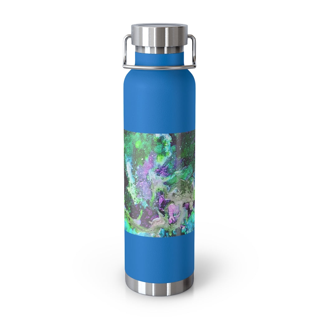 Galaxy: Green Copper Vacuum Insulated Bottle, 22oz