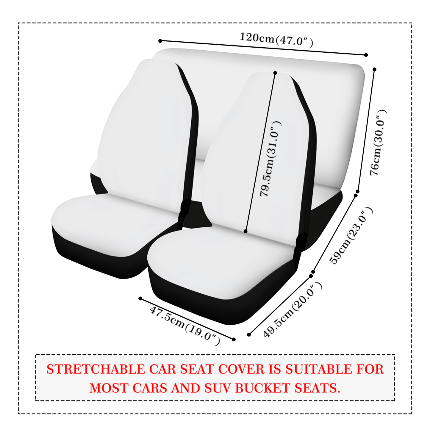 Imagined Car Seat Cover Set