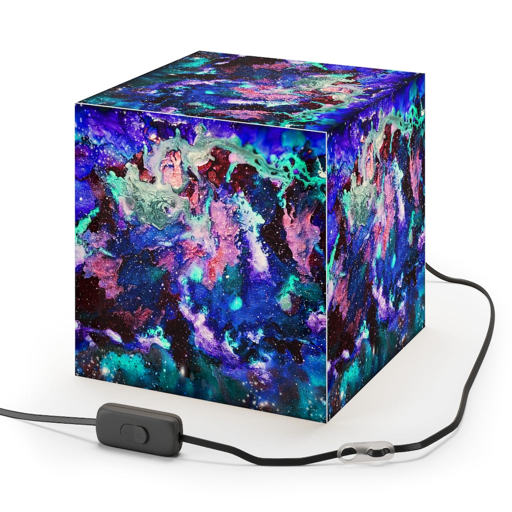 Blue Galaxy Light Cube Lamp *2 Sizes*