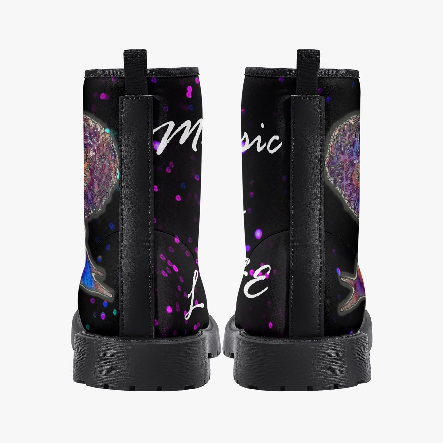 Music is Life 1 Leather Boots