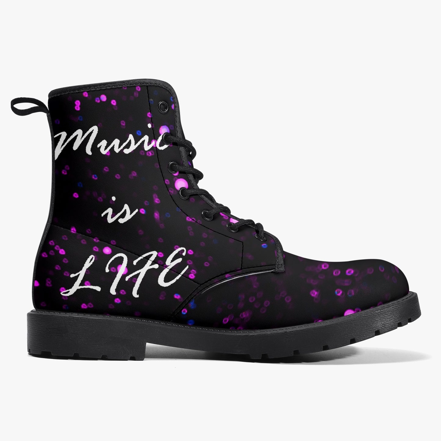 Music is Life 1 Leather Boots