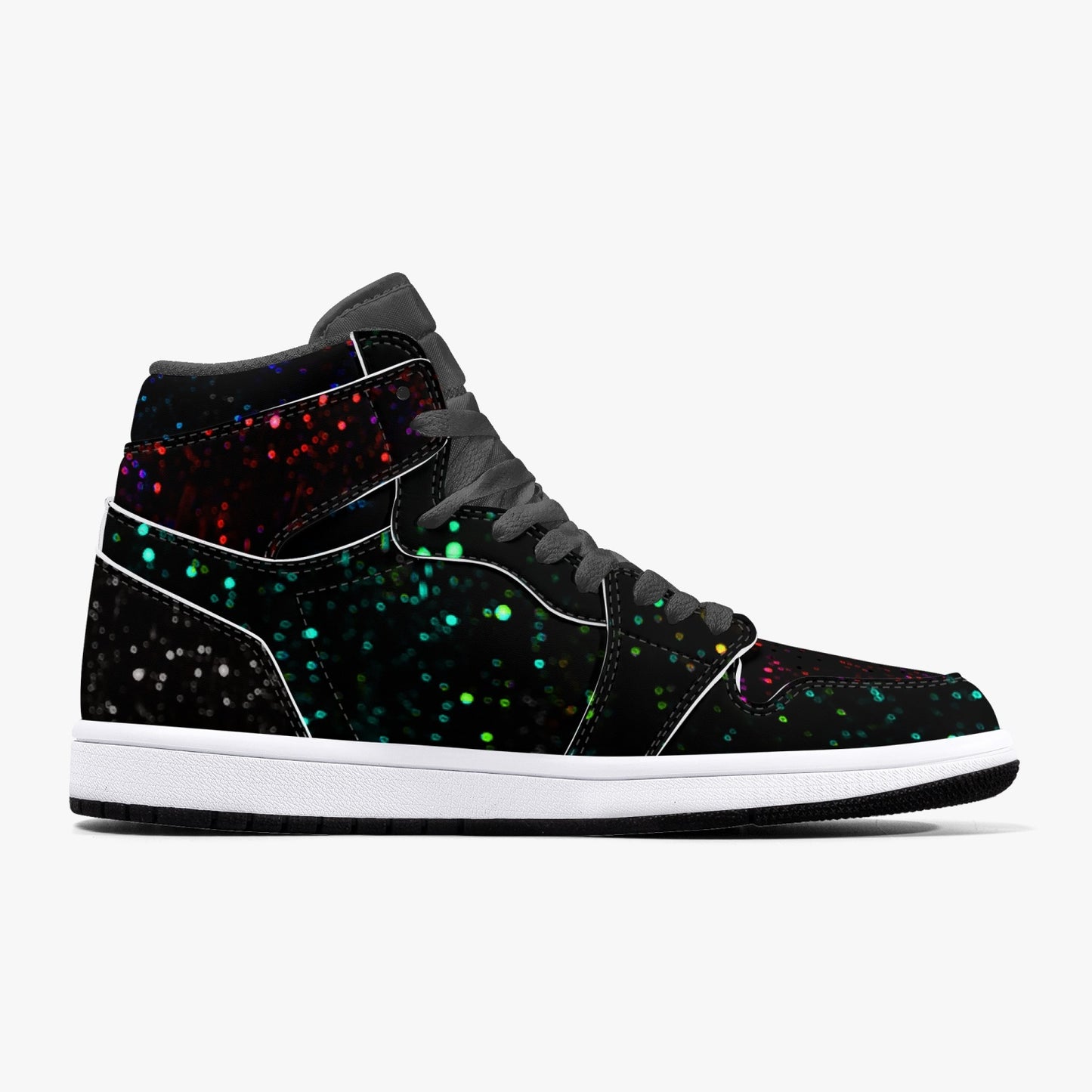 Star Party  High-Top Leather Sneakers- 2 colors