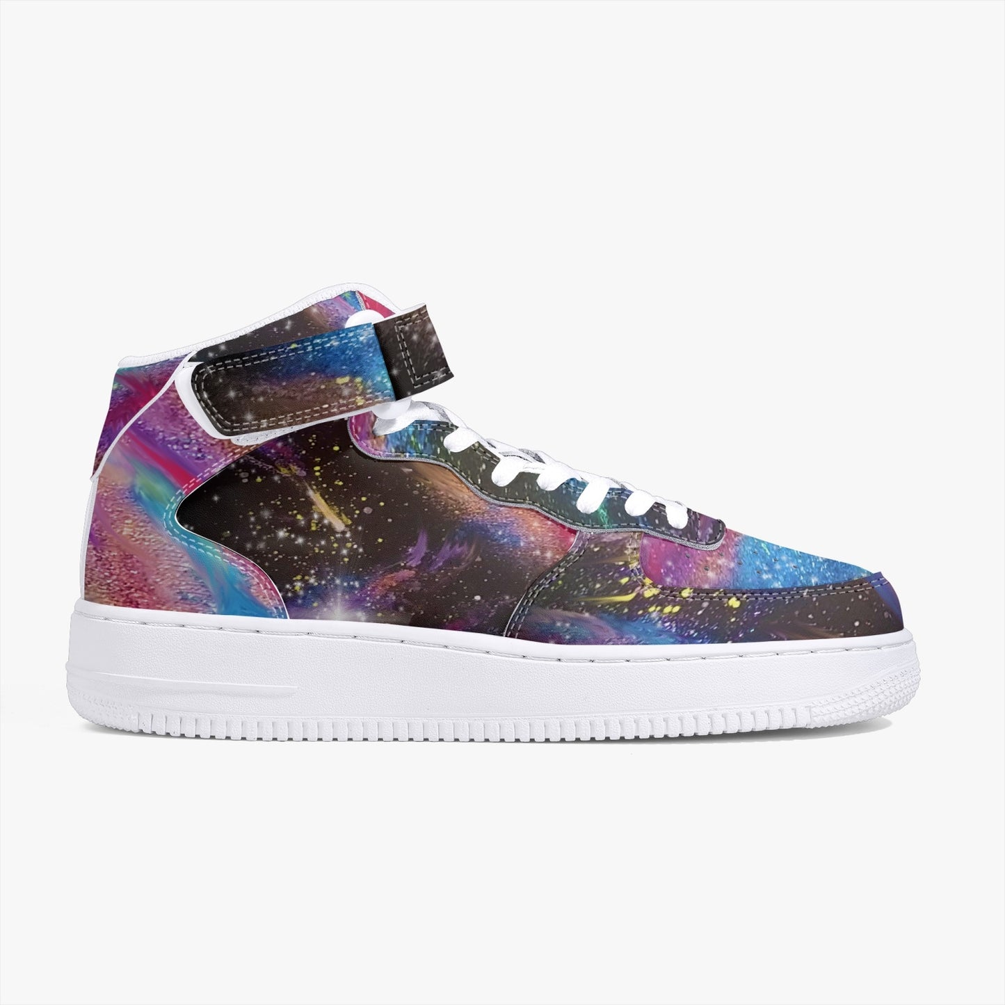 Explosive Nebula High Top Leather Sports Sneakers