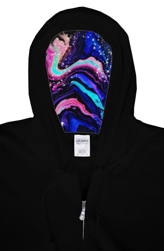 Galactic Beauty zip hoody