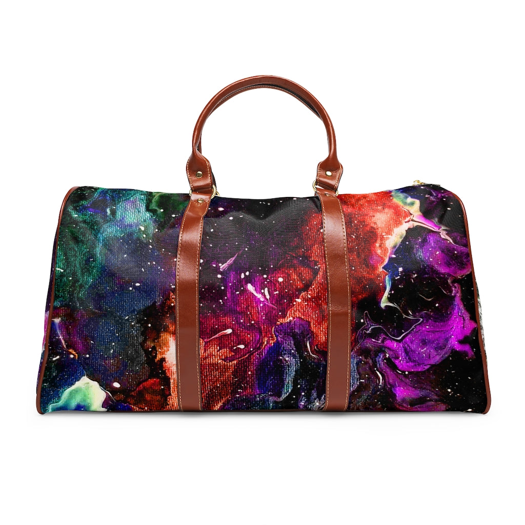 Galactic Clouds Waterproof Travel Bag