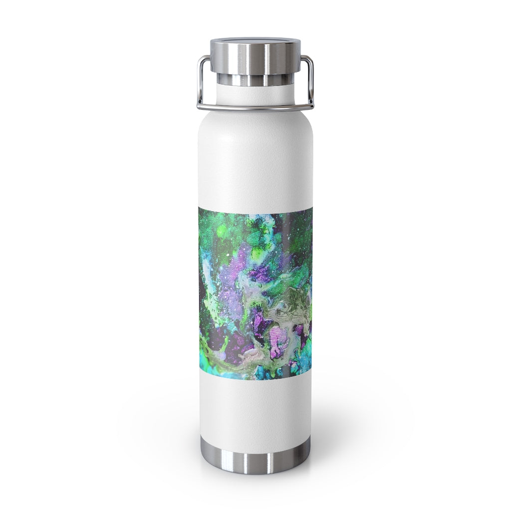 Galaxy: Green Copper Vacuum Insulated Bottle, 22oz