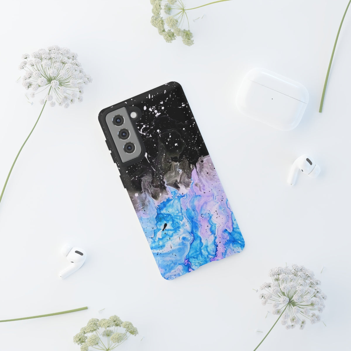 Galactic Fire: Turquoise Tough Cases