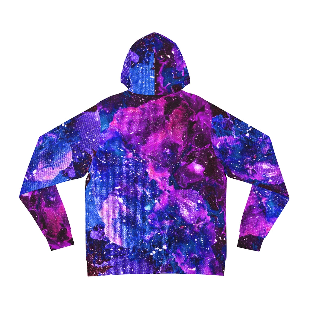 Galactic Love Purple and Blue Hoodie